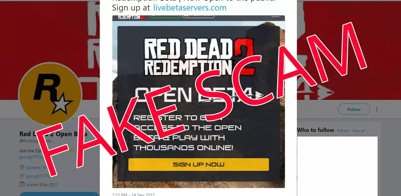 Psa: Red Dead Redemption 2 Open Beta Is Fake