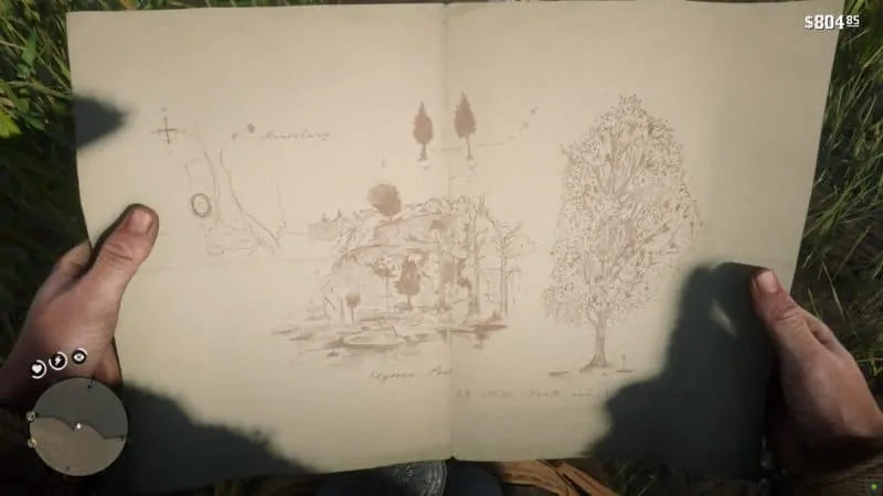 Sketched Map Treasure Hunt Guide