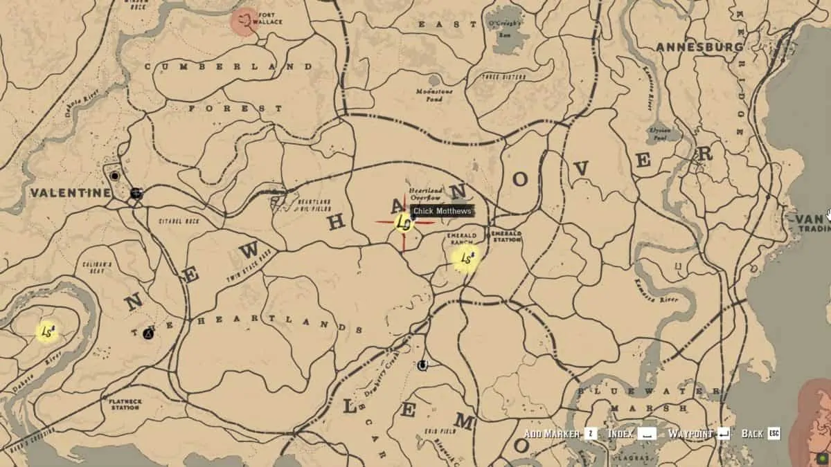 Chick Matthews Treasure Map Guide