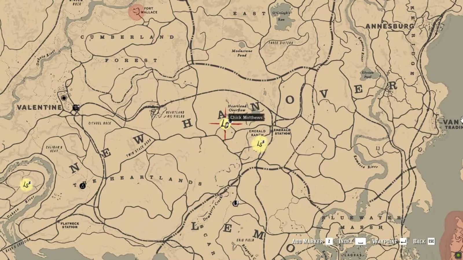 Chick Matthews Treasure Map Guide RDR2 chick-matthews-treasure-map-guide-rdr2