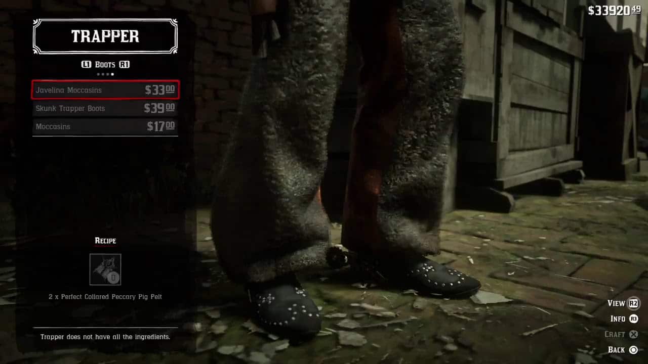 Red Dead Redemption 2 Trapper Crafting, Materials Guide