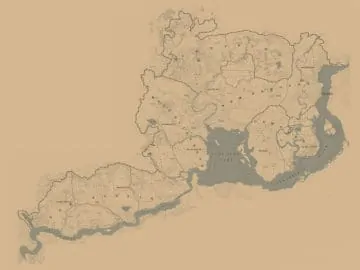 Red Dead Redemption 2 (rdr2) Map