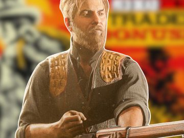 Man holding a rifle